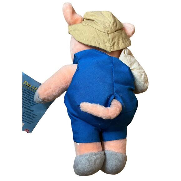 VTG Lot Of 2 Peter Cottontails Fairy Tale Friends Plush Stuffed Toy Piggy Mouse - Picture 5 of 10